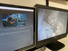 Hinter den Kulissen des Films (III): Schnitt der Rettungswagen-Szene, bei der ein Tröste-Teddybär für lächelnde Kinderaugen sorgt. (Foto: bewegtbildwerft)